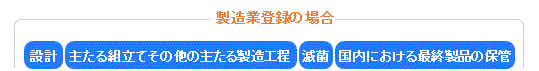 製造業登録の場合